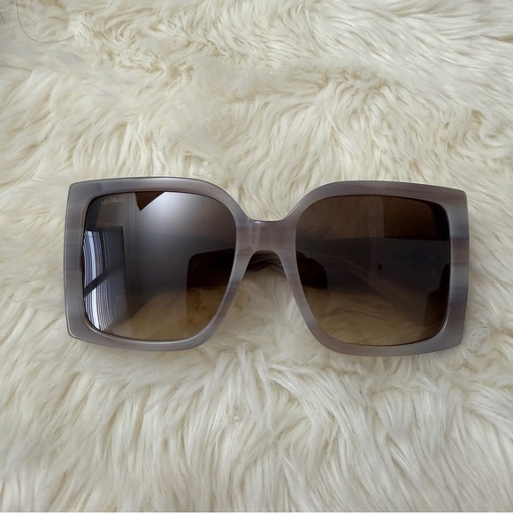 MaxMara MM0131 20F grey/striped 56/18/135 WOMAN sunglasses - Picture 4 of 8